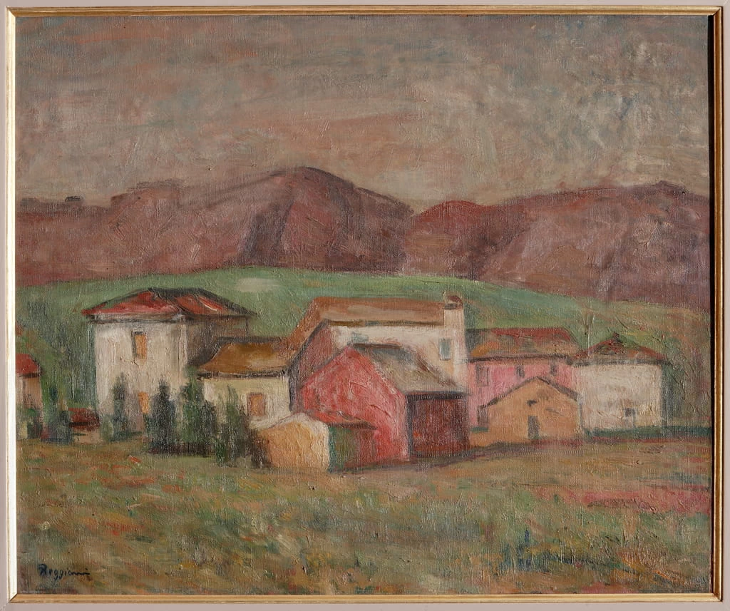 Villaggio ai piedi delle montagne - Assicoop, Unipol Collection, Modena